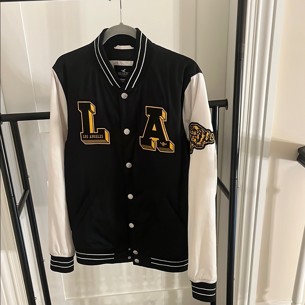 Black and White Varsity Jacket